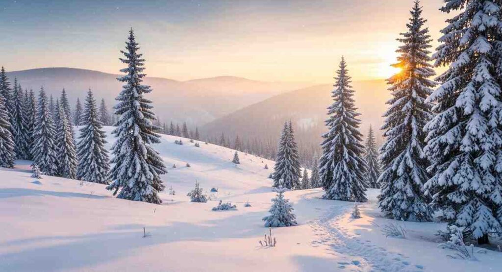 snowy instagram captions