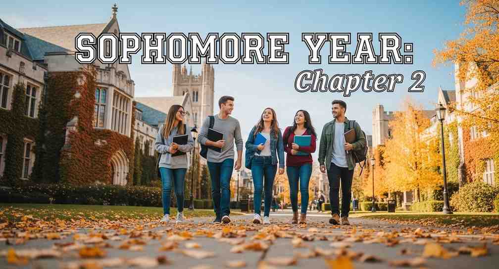 sophomore year captions