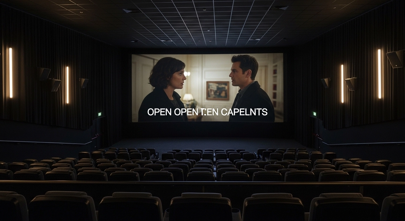 movie theaters with open captioning