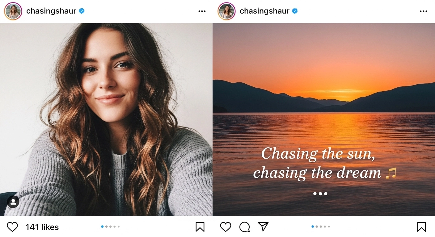 lyrics ig captions
